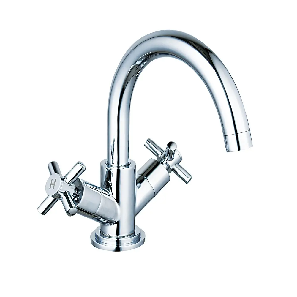 Lorient Dual Lever Basin Mixer With Basin Waste