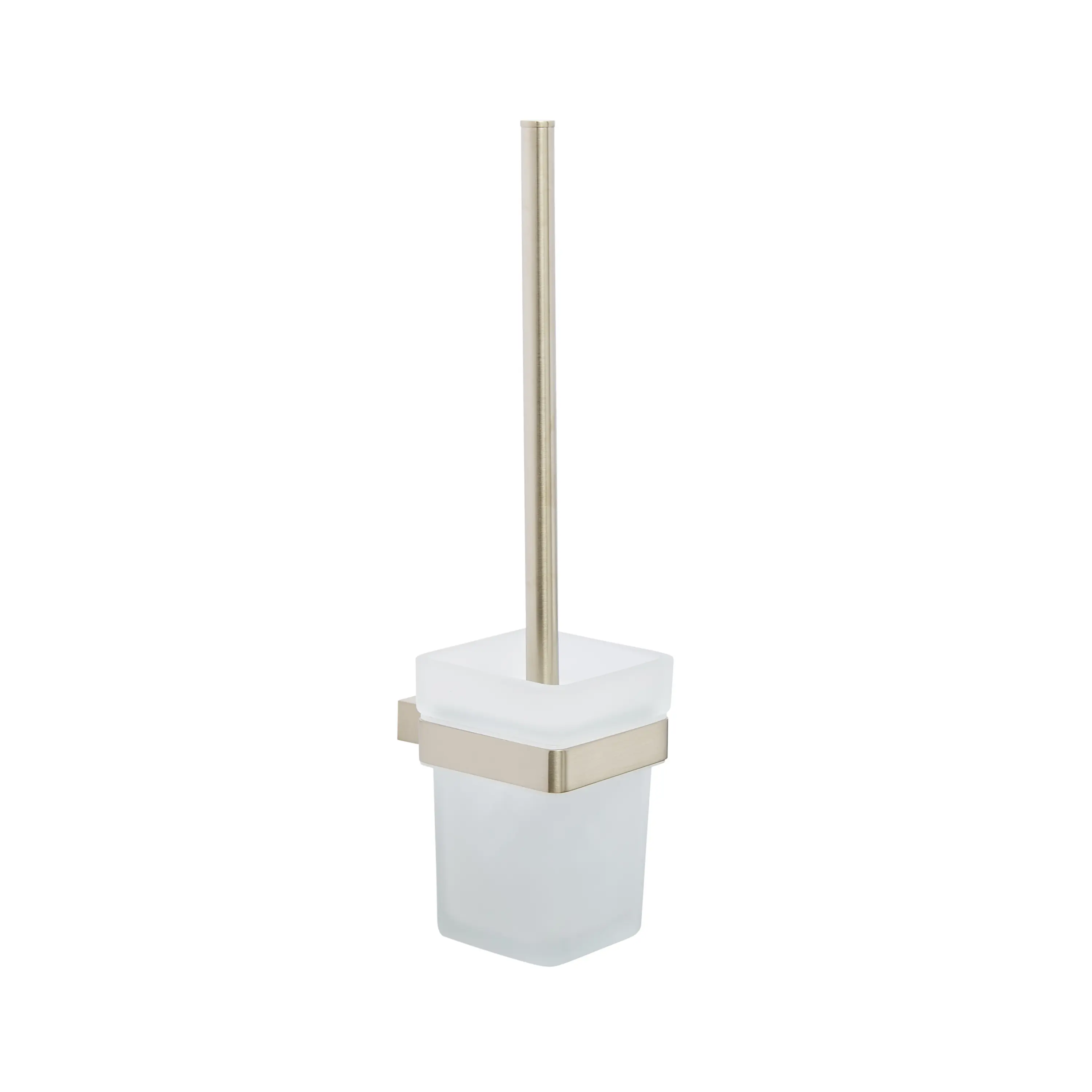 K-Vit Brushed Nickel Premium Toilet Brush Set