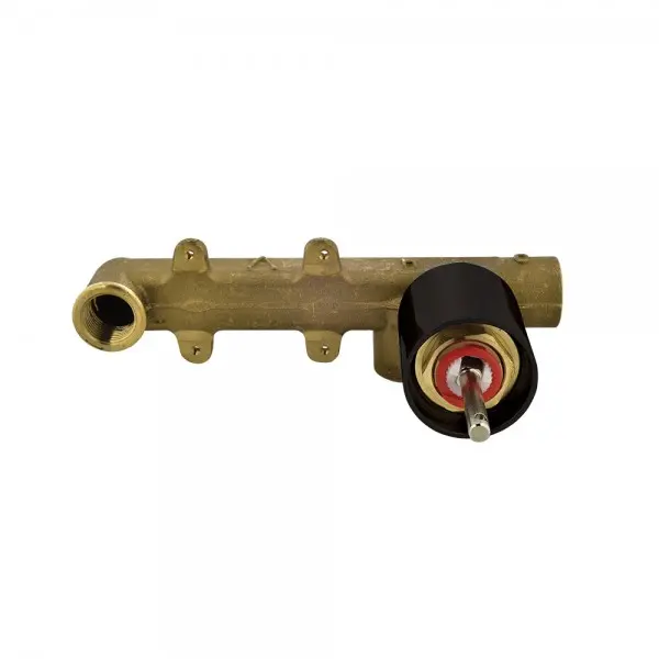 In-wall Body of Single Lever Built-in Manual Valve Black Matt