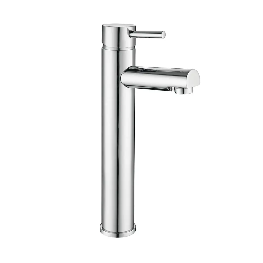 Lyon Single Lever Tall Basin Mixer Chrome Plated