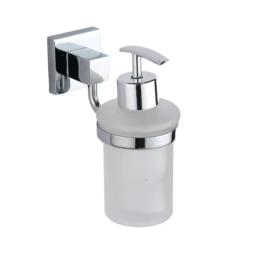 Pure Chrome Soap Dispenser & Holder