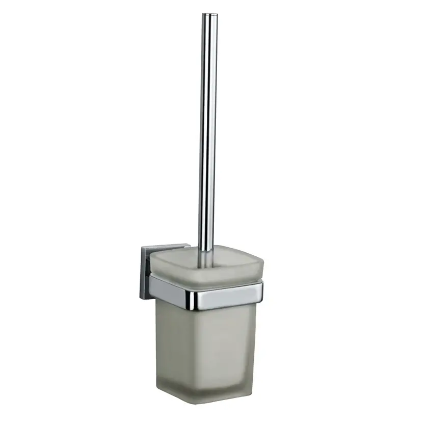 Jaquar Chrome Kubix Prime Toilet Brush Holder