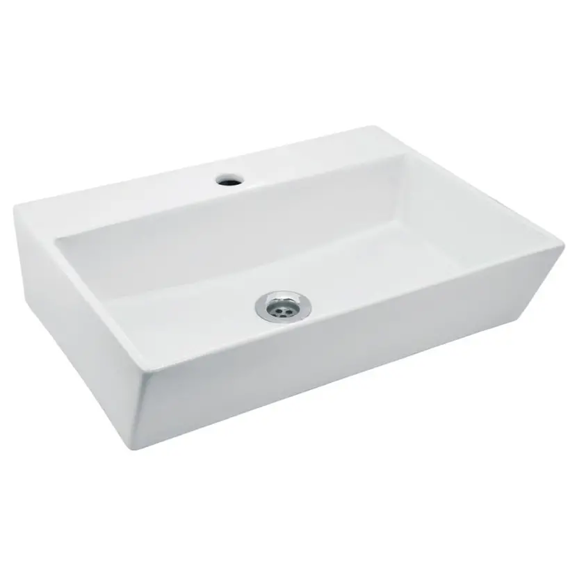 Jaquar Kubix White Counter Top Basin 565x425mm