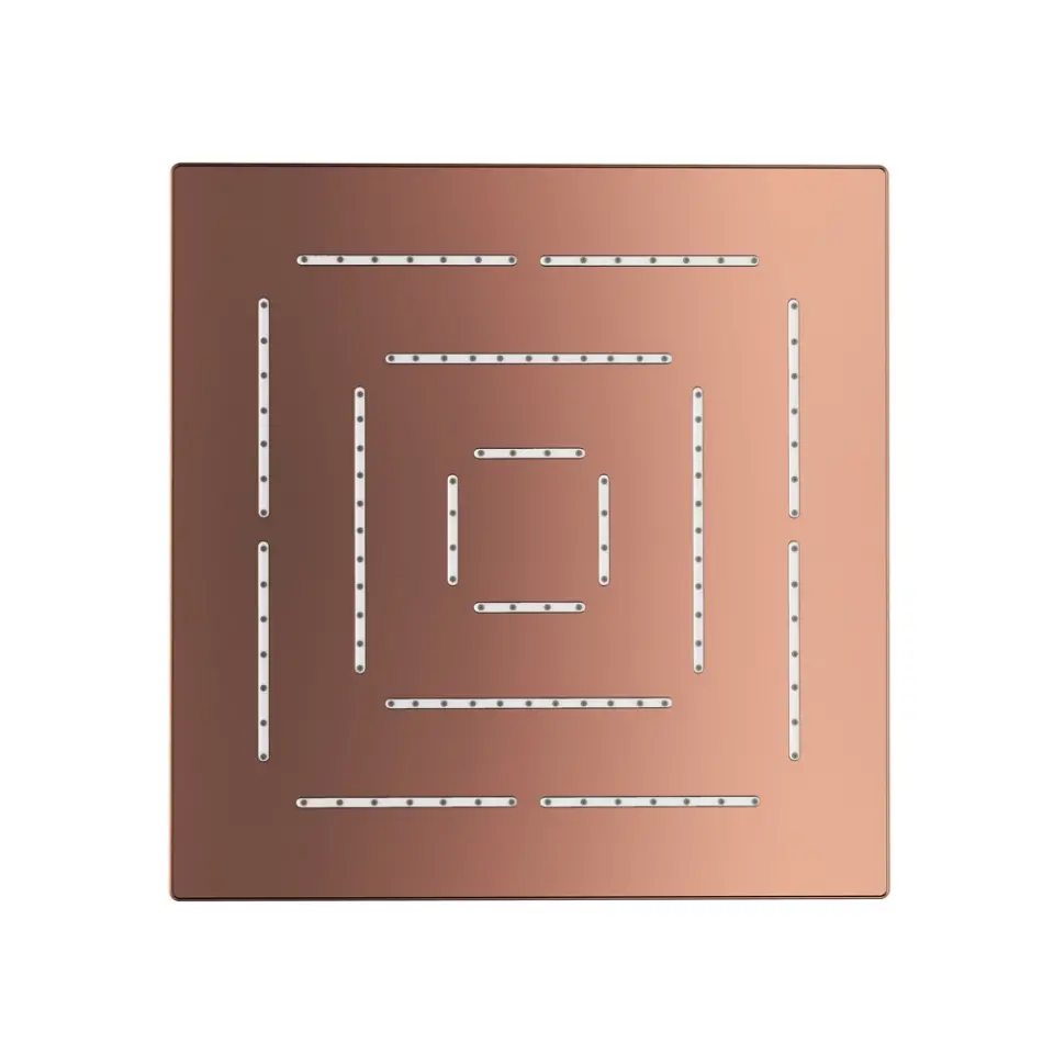 Jaquar Blush Gold PVD Kubix Prime Maze Single Function (200x200)