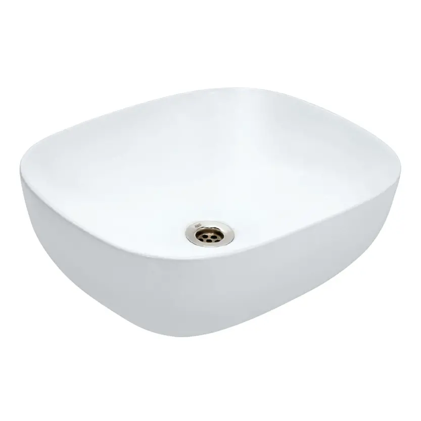 Jaquar Designer WhiteThin Rim Counter Top Basin 495x395mm