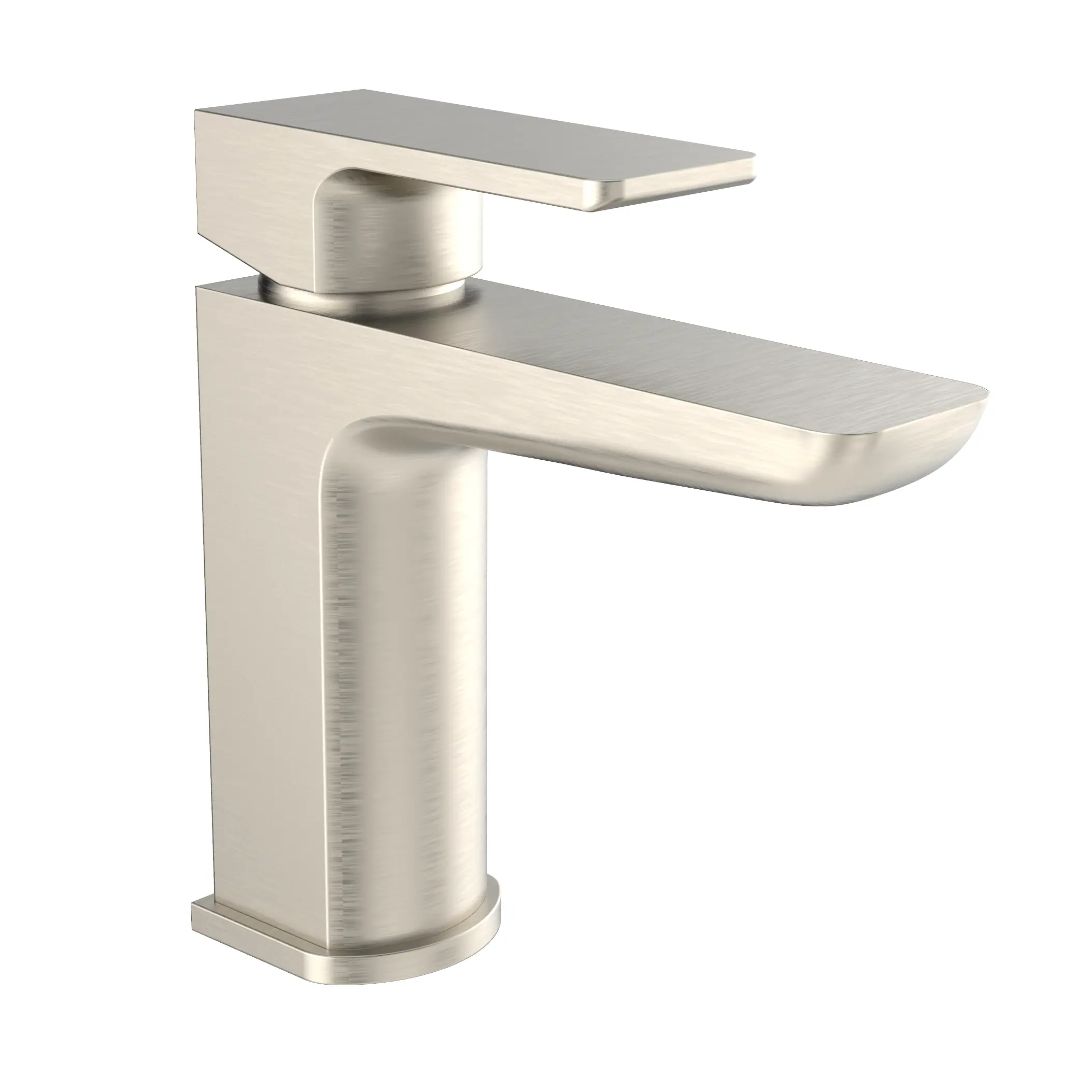 Kolt Mono Brushed Nickel Basin Mixer Tap