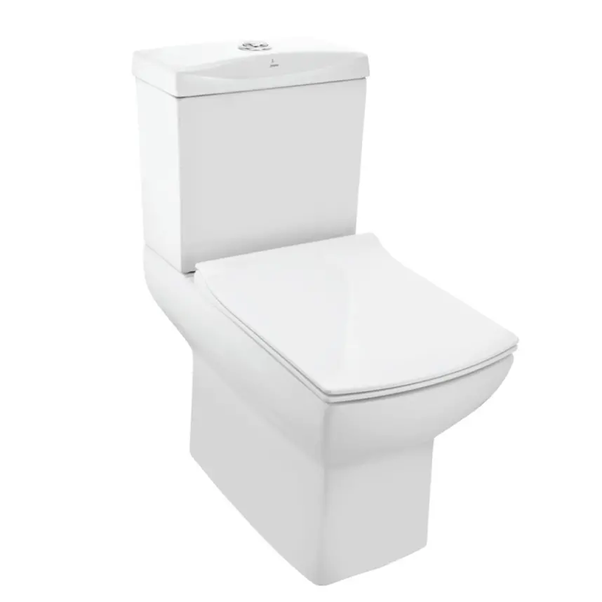 Jaquar Lyric Bowl With Cistern For Coupled Toilet with UF Soft Close Slim Seat Cover