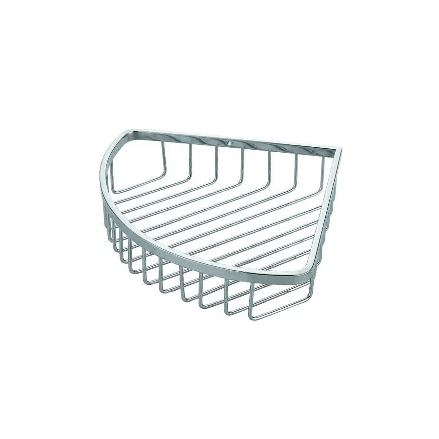 Wire Chrome Work Corner Basket
