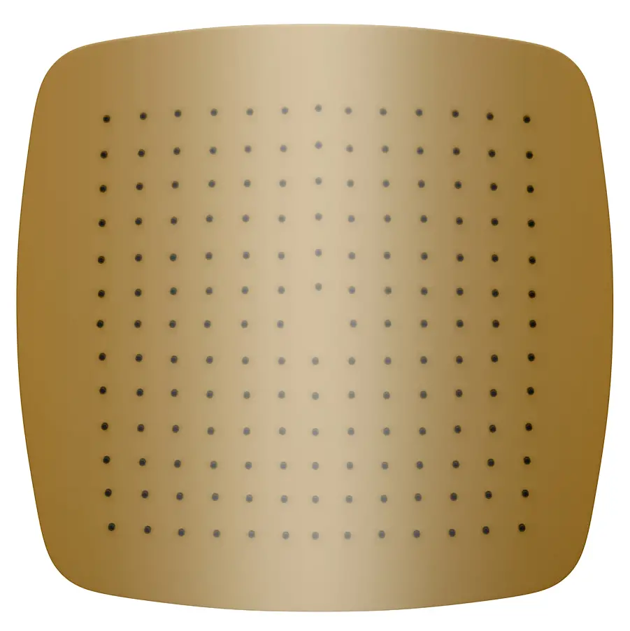 Artize Gold Matt PVD Rainjoy Single Function 350X350mm Head Overhead Shower