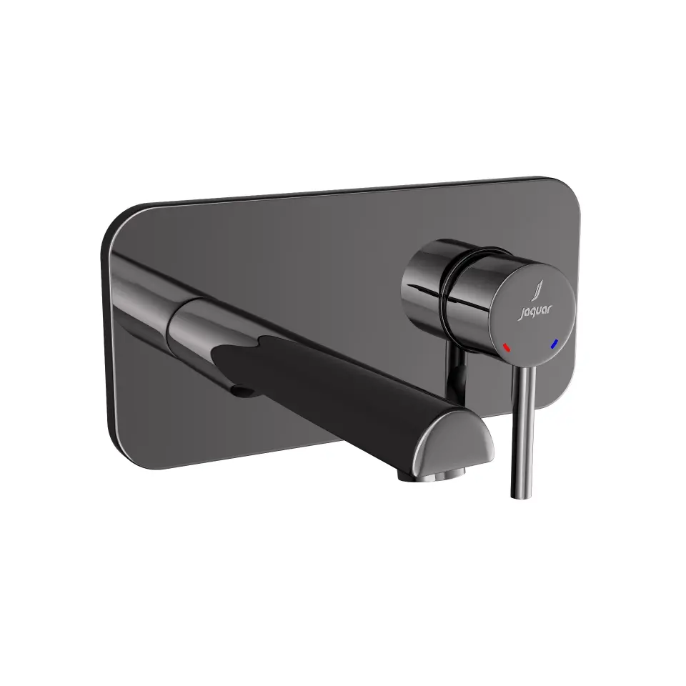 Jaquar Florentine Black Chrome Prime 2-Hole Wall-Mounted Basin Mixer