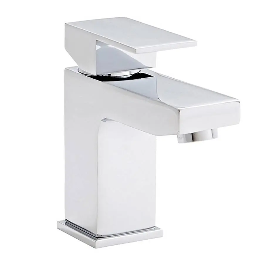 Element Chrome Mono Basin Mixer Tap With Click Waste