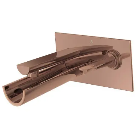 Artize Confluence Blush Gold PVD Joystick in-wall Basin Mixer