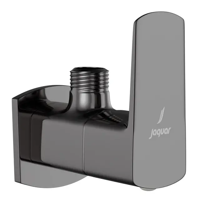 Jaquar Black Chrome Kubix Prime Wall Mounted Stop Valve