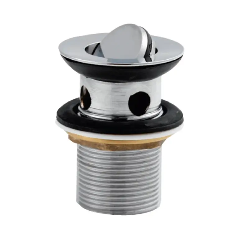 Slotted CP Swivel Top Chrome Basin Waste