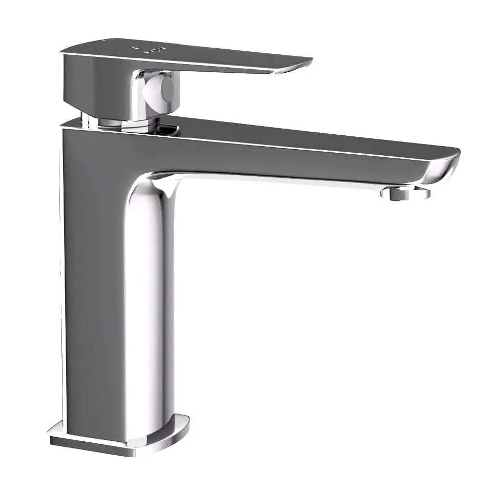 Jaquar Kubix Black Chrome Prime Mono Basin Mixer