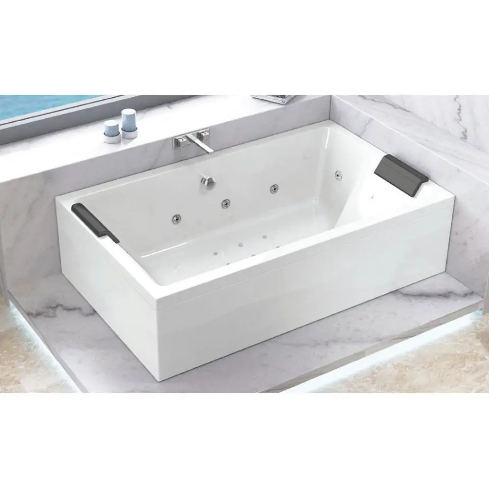 Kubix White Prime Whirlpool And Airpool Combi System 1800X800mm