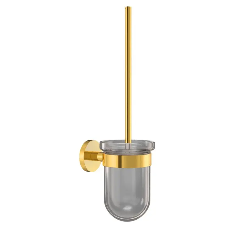 Jaquar Gold Bright PVD Toilet Brush With Holder