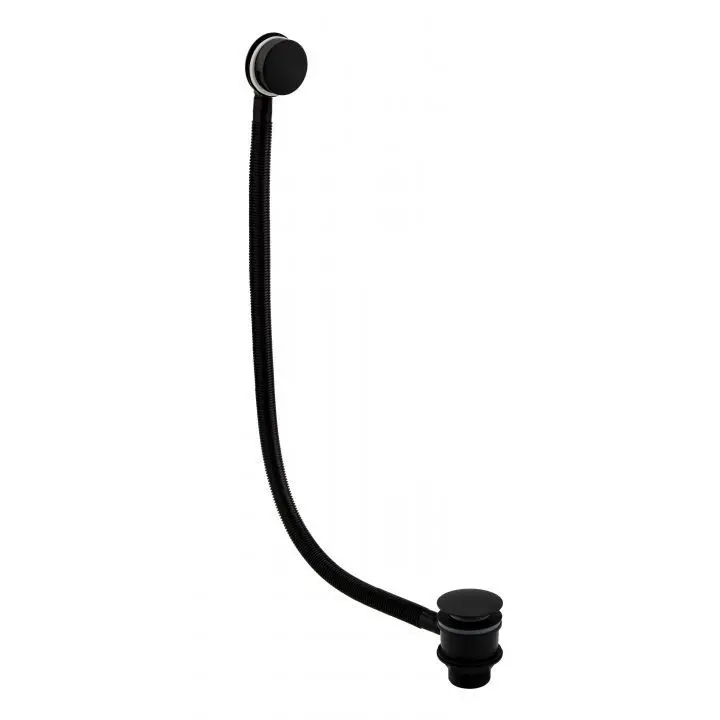 Kolt Bath Black Click Clack Waste and Overflow