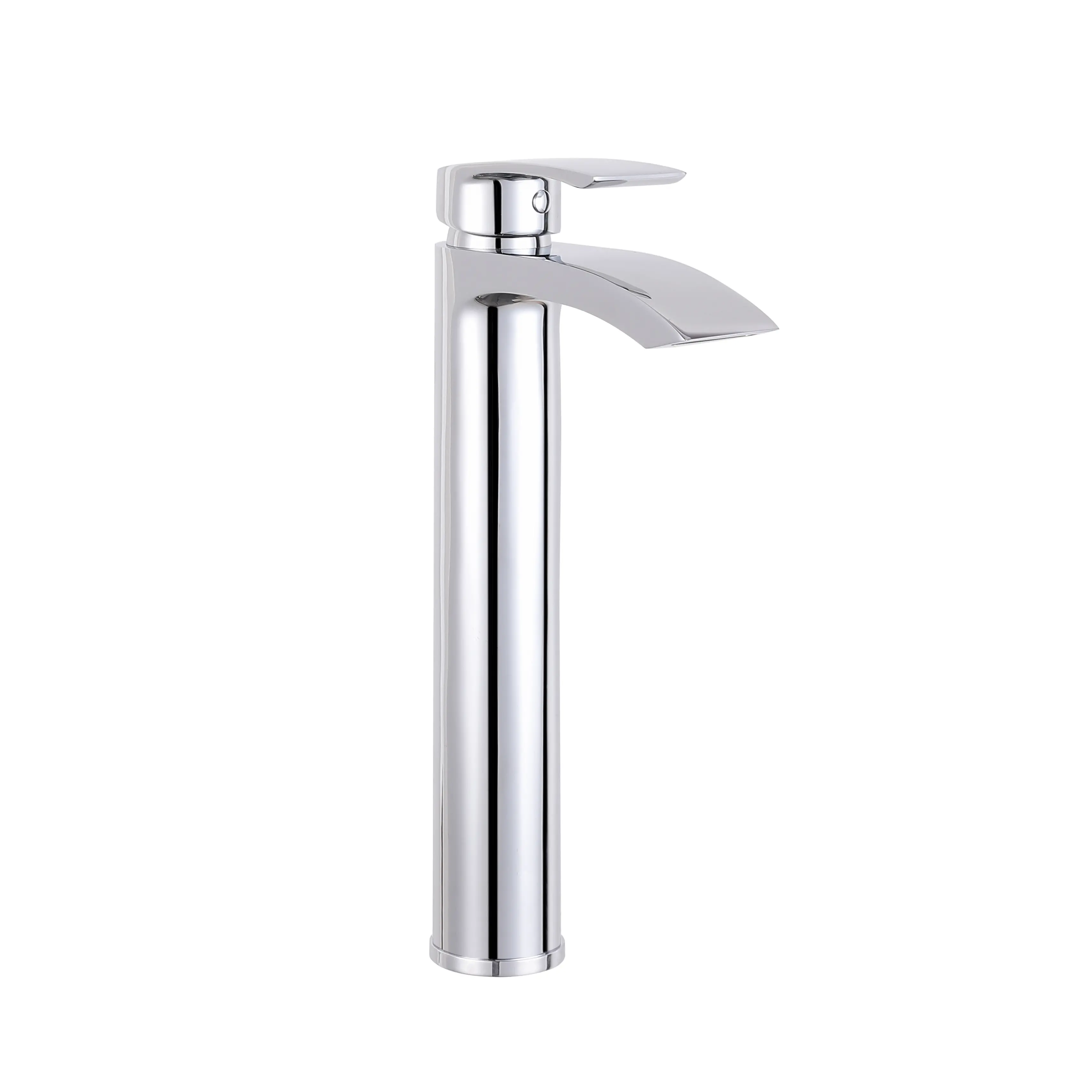 Flow Single Lever Tall Basin Mixer Chrome Plated