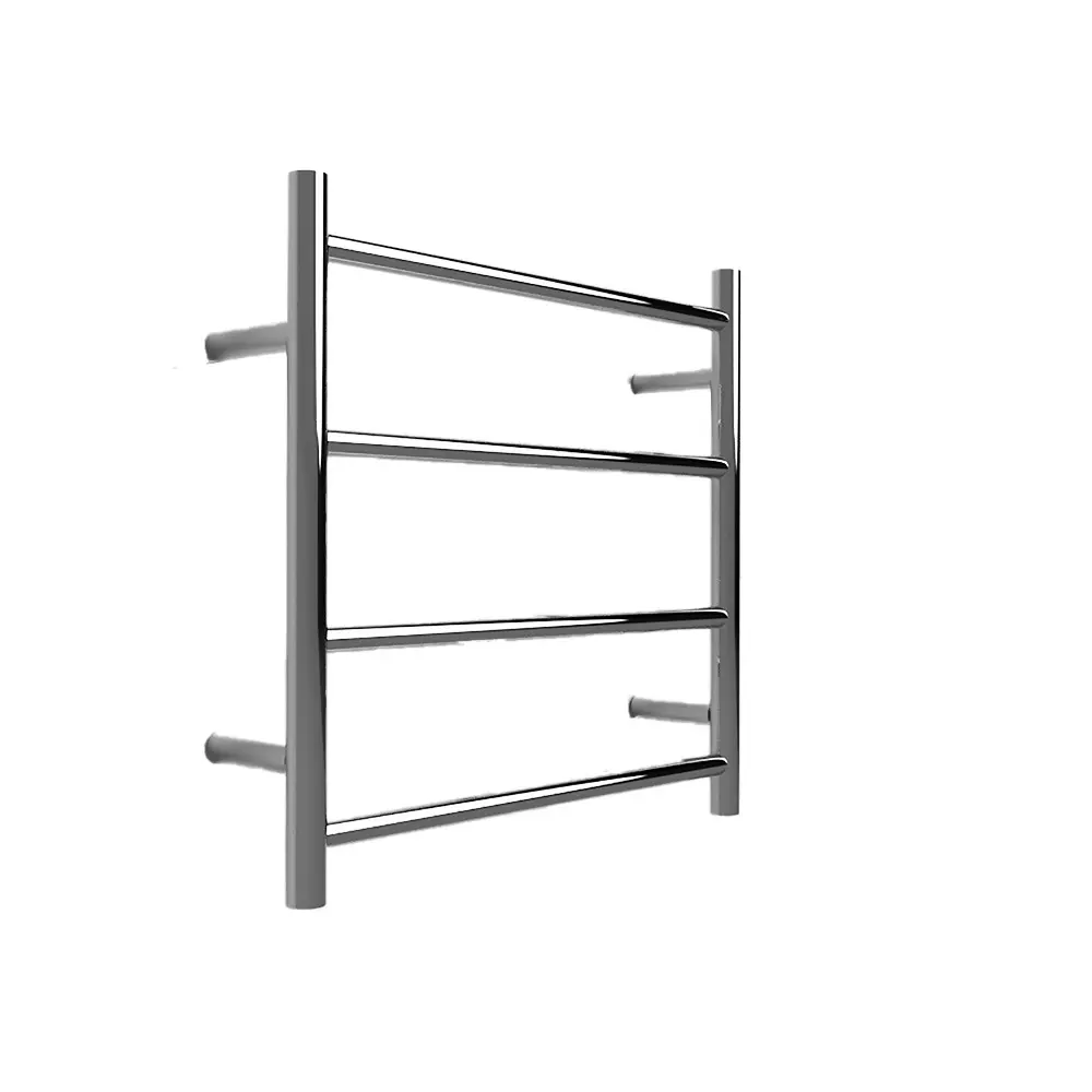 Anise 4 Bar Ladder Straight Round Towel Rail Polished