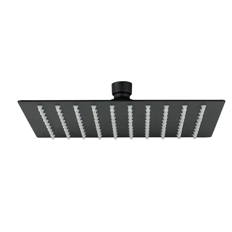 Ceiling Mounted Overhead Shower 250x250mm Black Matt
