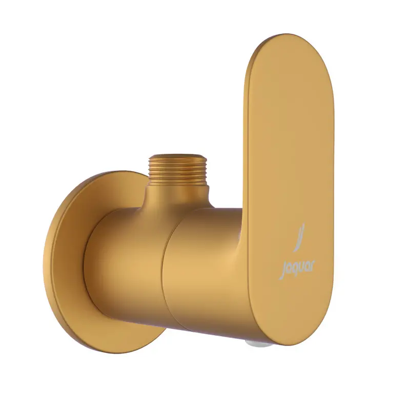 Jaquar Gold Matt PVD Opal Prime Wall Mounted Stop Valve