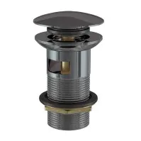 Jaquar Allied Click Clack Basin UnSlotted Waste Black Chrome