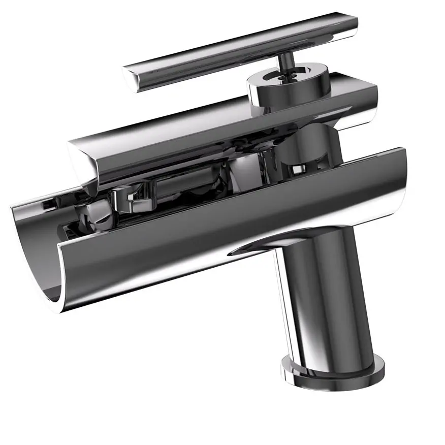 Artize Confluence Black Chrome Single Lever Basin Mixer