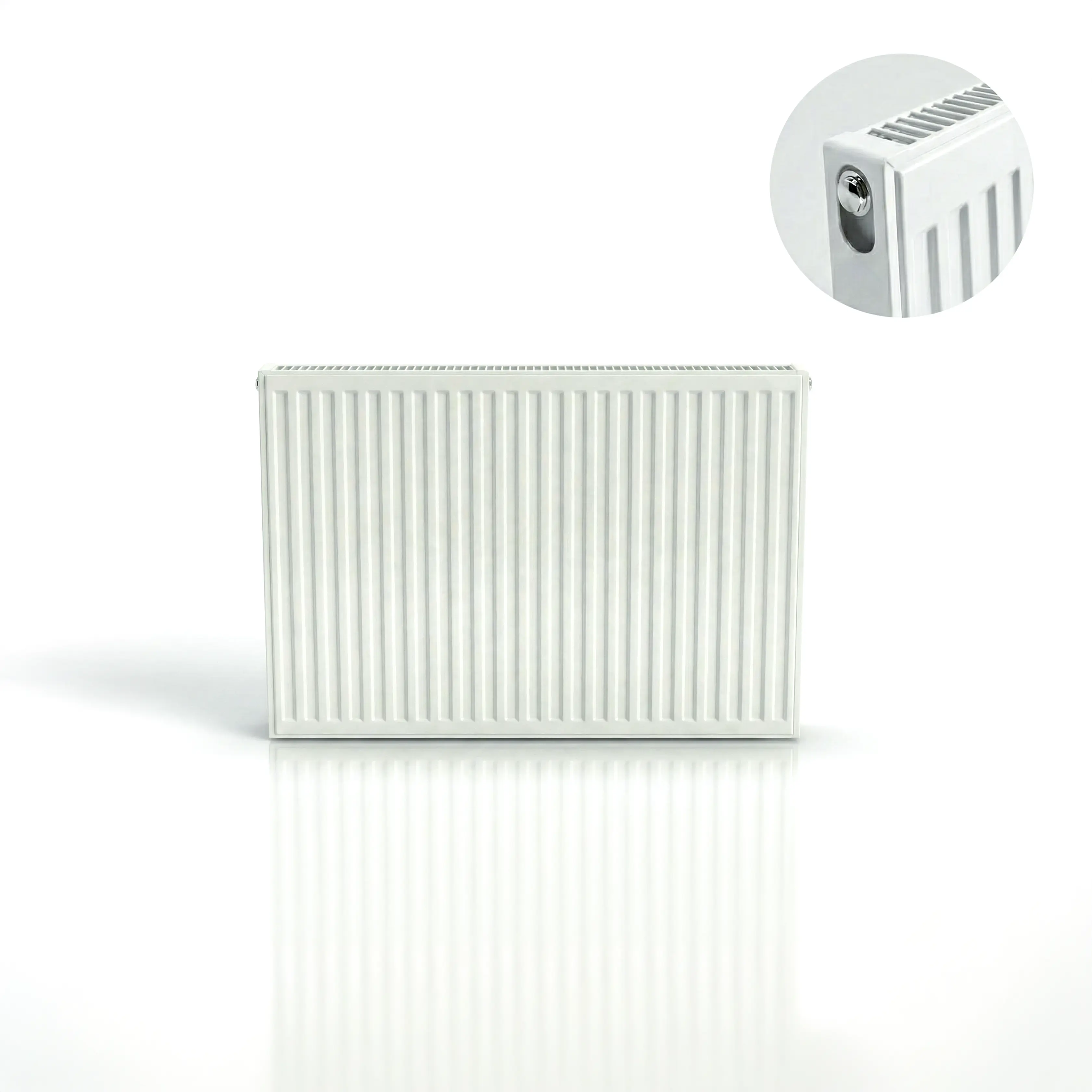 400x600mm Single Panel white Radiator – Type 11