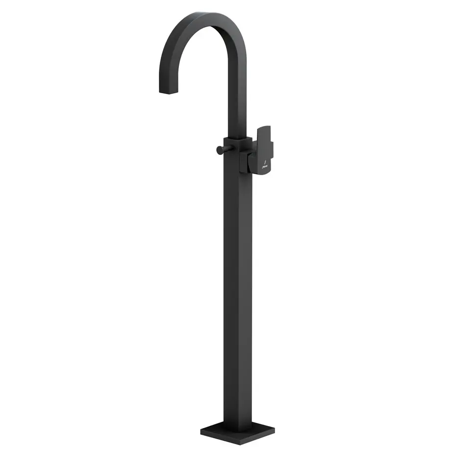 Jaquar Kubix Black Matt Prime Exposed Parts of Floor Mounted Single Lever Bath Mixer