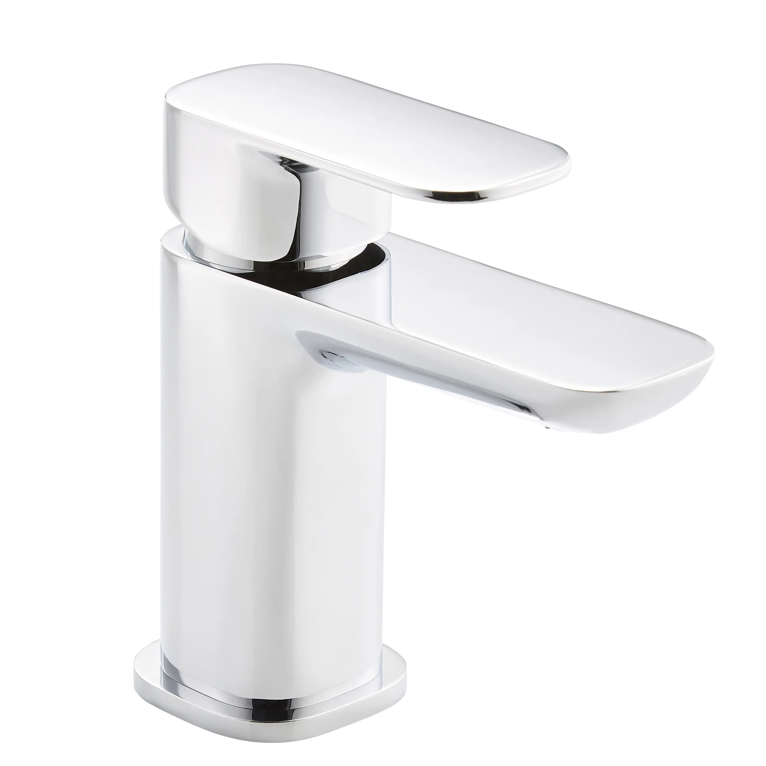 Visage Chrome Mono Basin Mixer Tap With Click Waste
