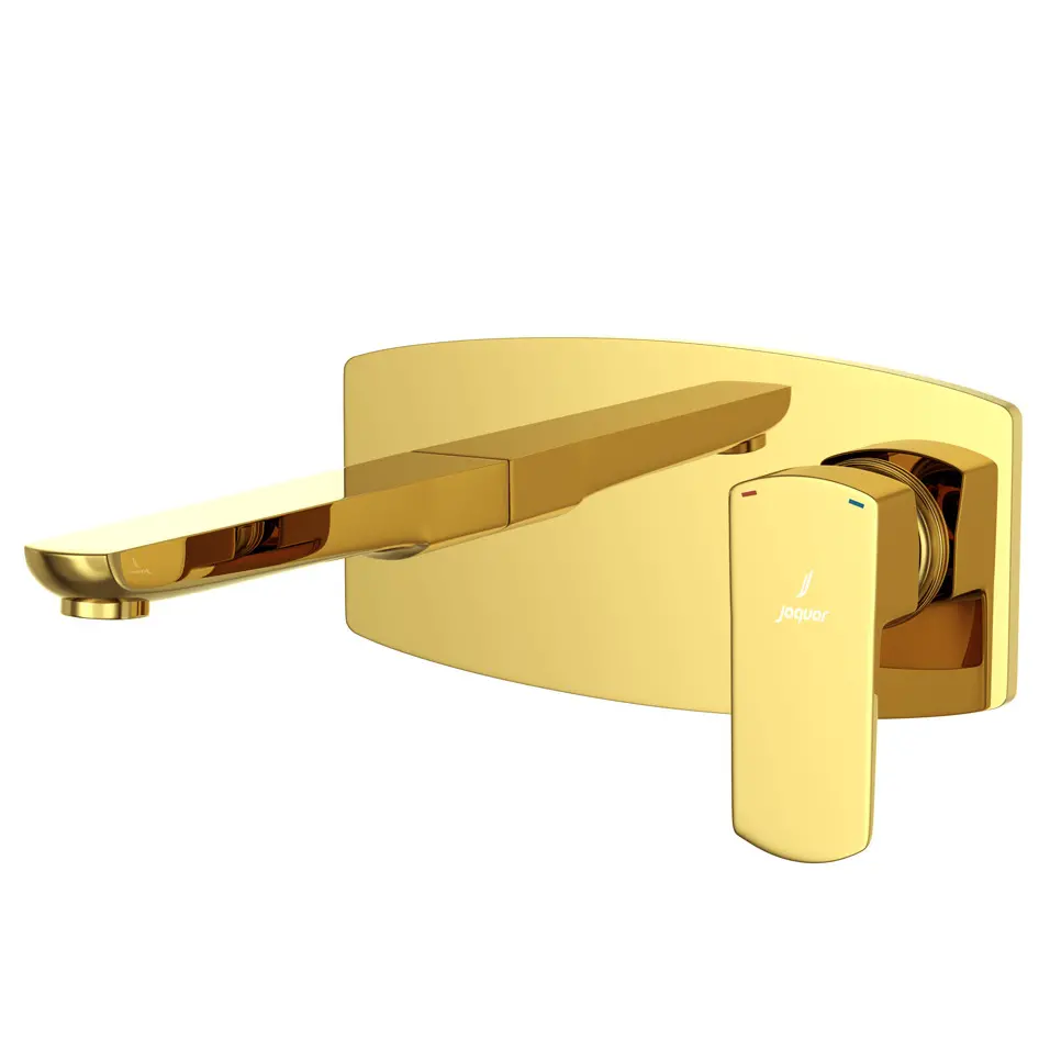 Jaquar Kubix Chrome Prime 2 Hole Wall Mounted Basin Mixer