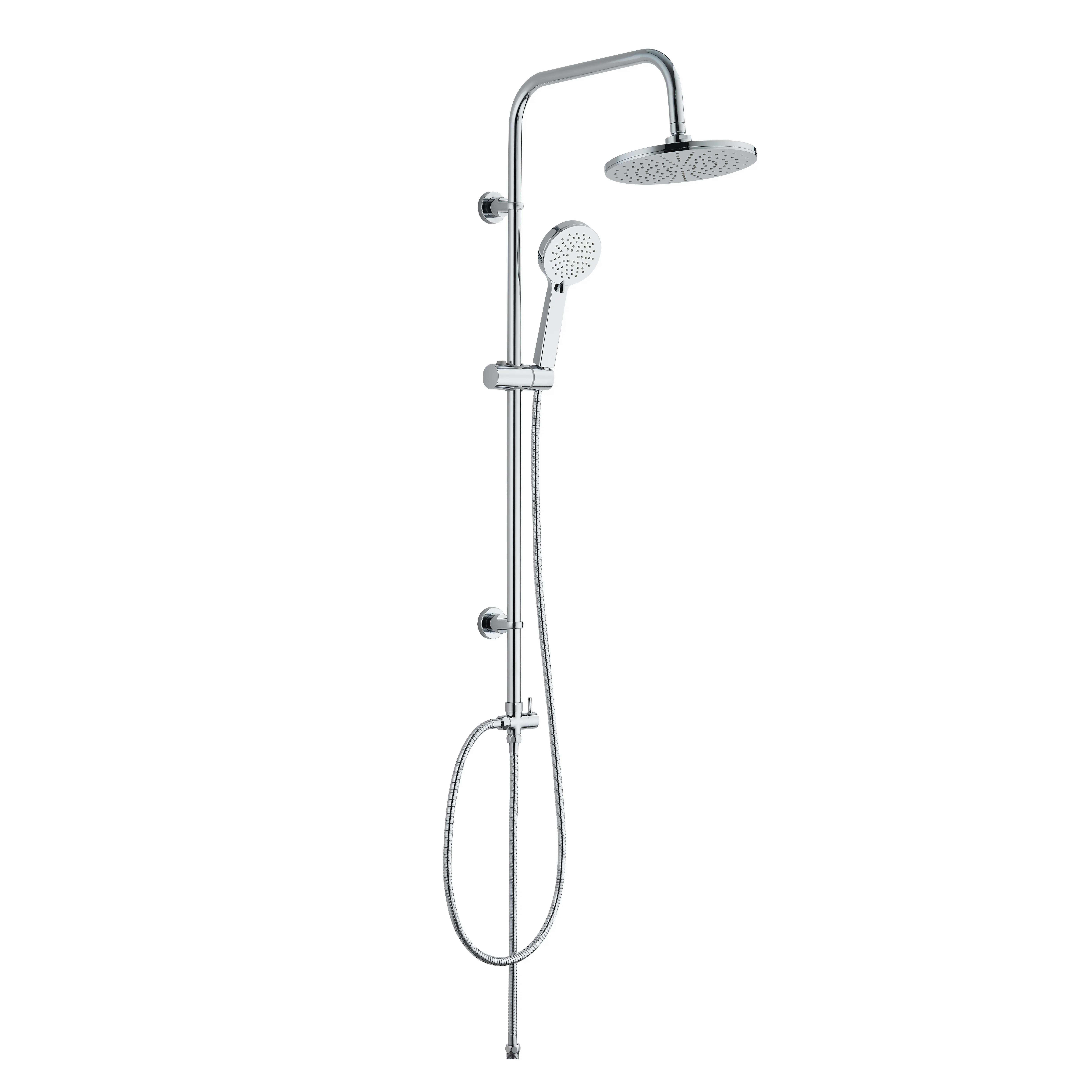 Expose riged riser shower rail kit Chrome Plated