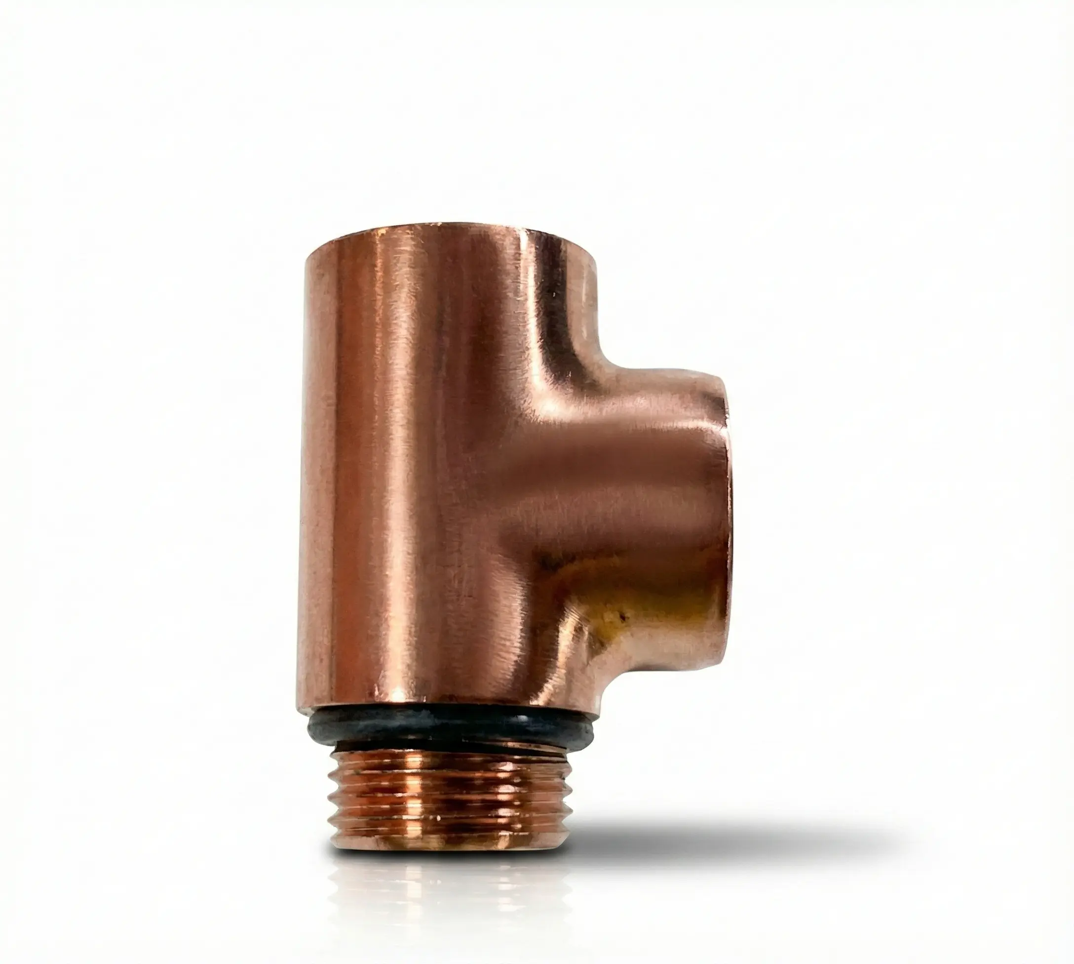 Universal Brushed Rose Gold Radiator Valve Connector Joint Fitting