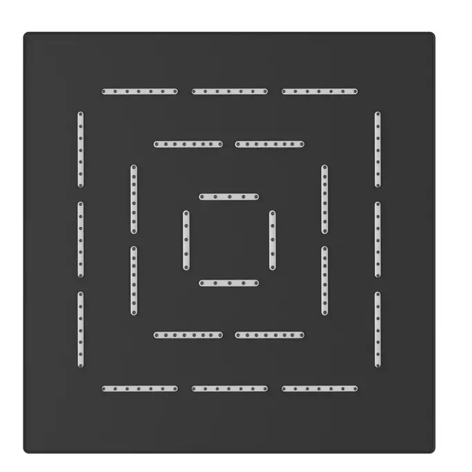 Jaquar Black Matt Kubix Prime Maze Single Function (240X240mm)