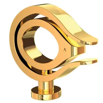 Artize Tiaara Gold Bright PVD Basin Mixer Image 0