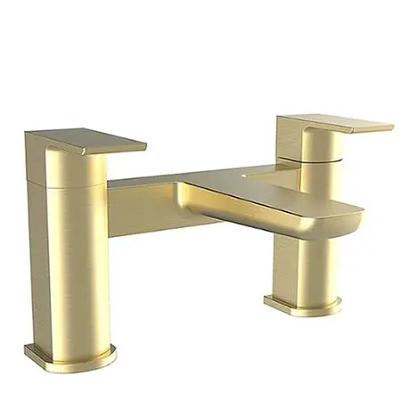 Kolt Brushed Brass Bath Filler Tap
