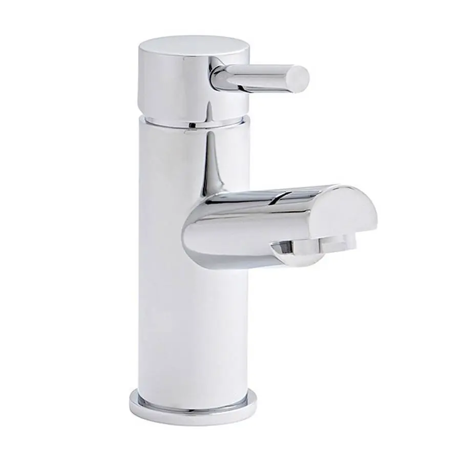 Plan Chrome Mono Basin Mixer Tap With Click Waste
