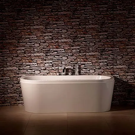 Halcyon Double Ended Bath with Legs 11750x800mm
