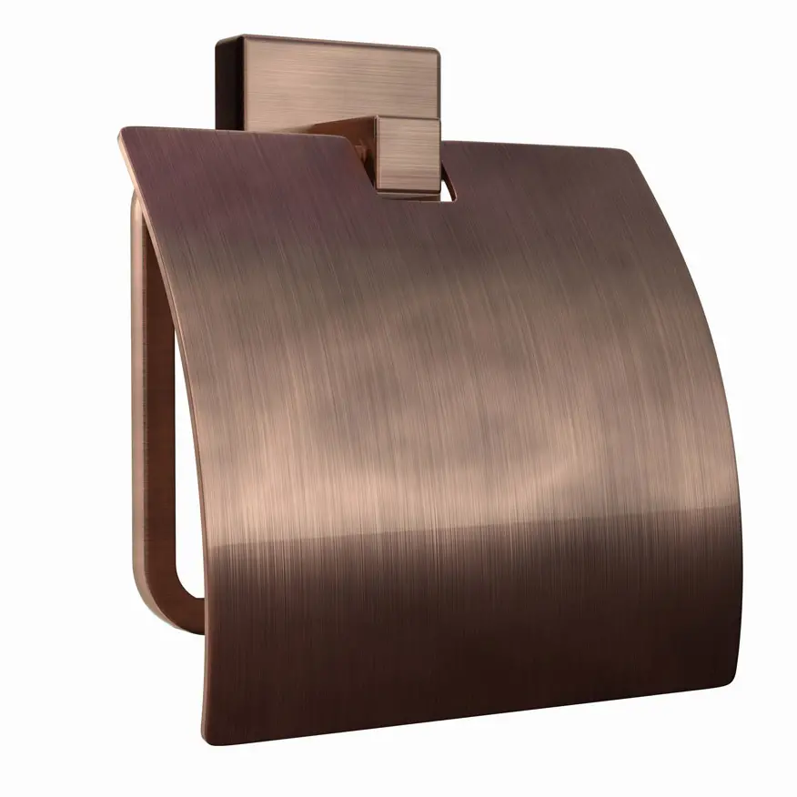 Jaquar Black Chrome Kubix Prime Toilet Paper Holder