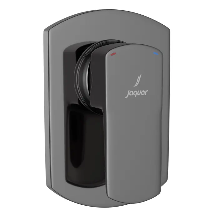 Jaquar Black Chrome Kubix Prime Manual Single outlet Mixer