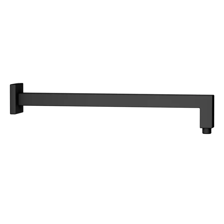 Jaquar Black Matt Kubix Prime Square Shower Arm (400mm)