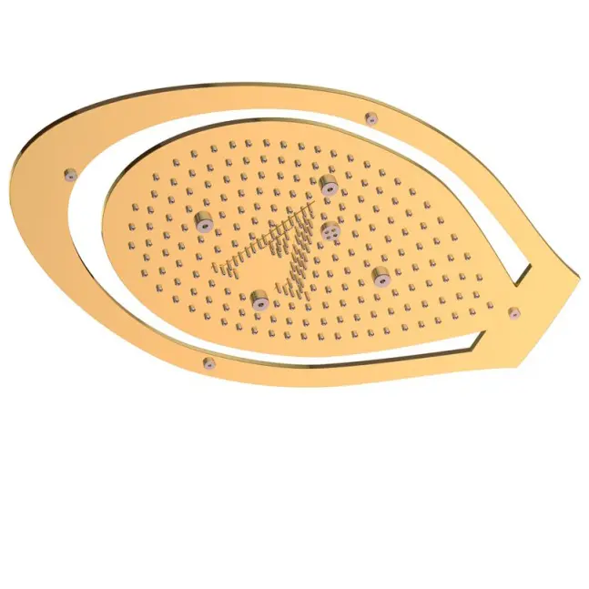 Artize Gold Bright PVD Tiaara Rainjoy AISI 304 stainless steel false ceiling shower