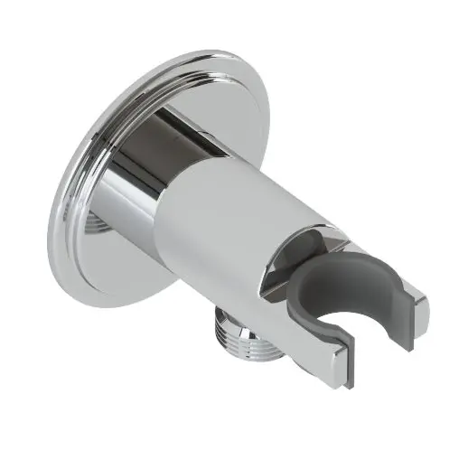 Artize Chrome Vic Wall Outlet with Shower Hook