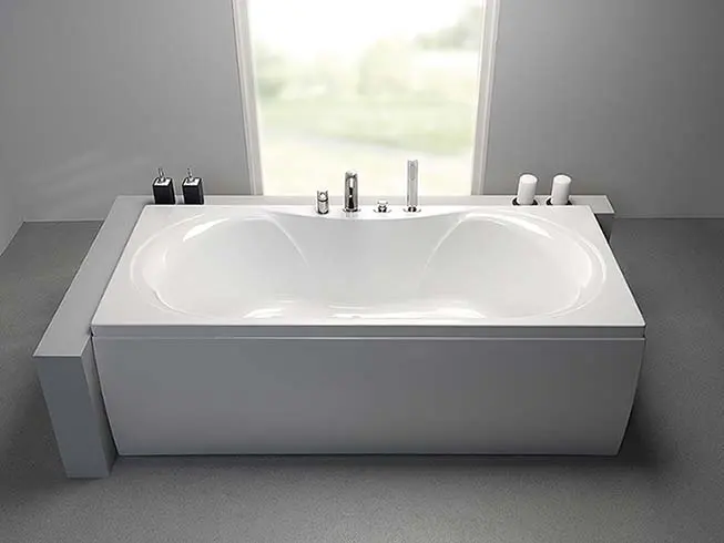 ARC Double Ended Bath with Legs 1800x800mm