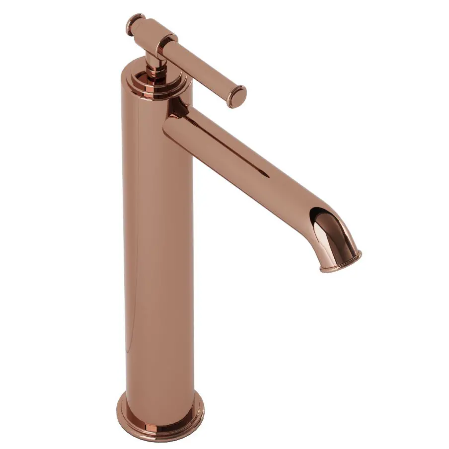 Artize VIC Blush Gold PVD Single Lever Tall Boy Basin Mixer