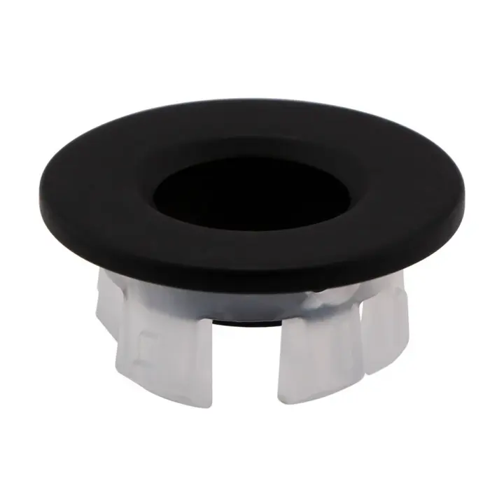 Matt Black Nickel Overflow Cover