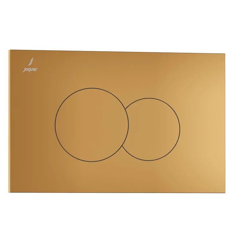 Jaquar Gold Matt PVD Opal Prime Toilet Flush Plates