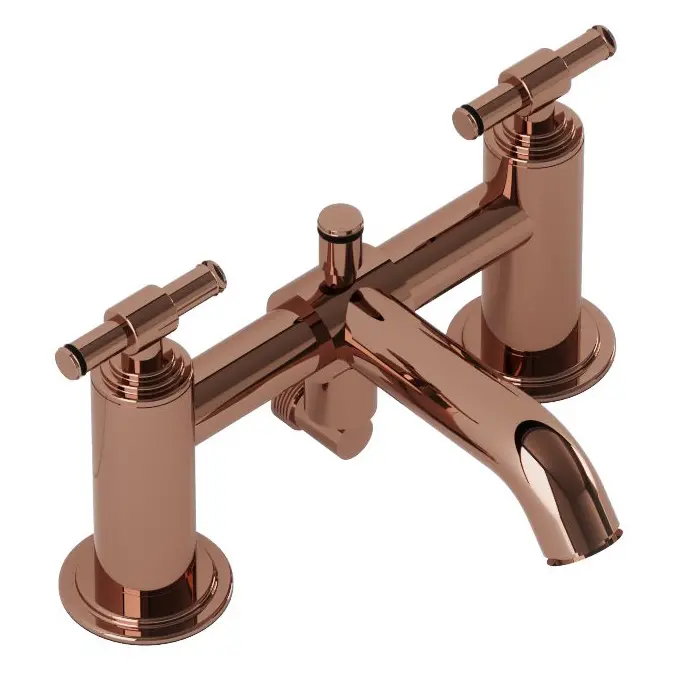 Artize VIC Blush Gold PVD H Type Bath and Shower Mixer