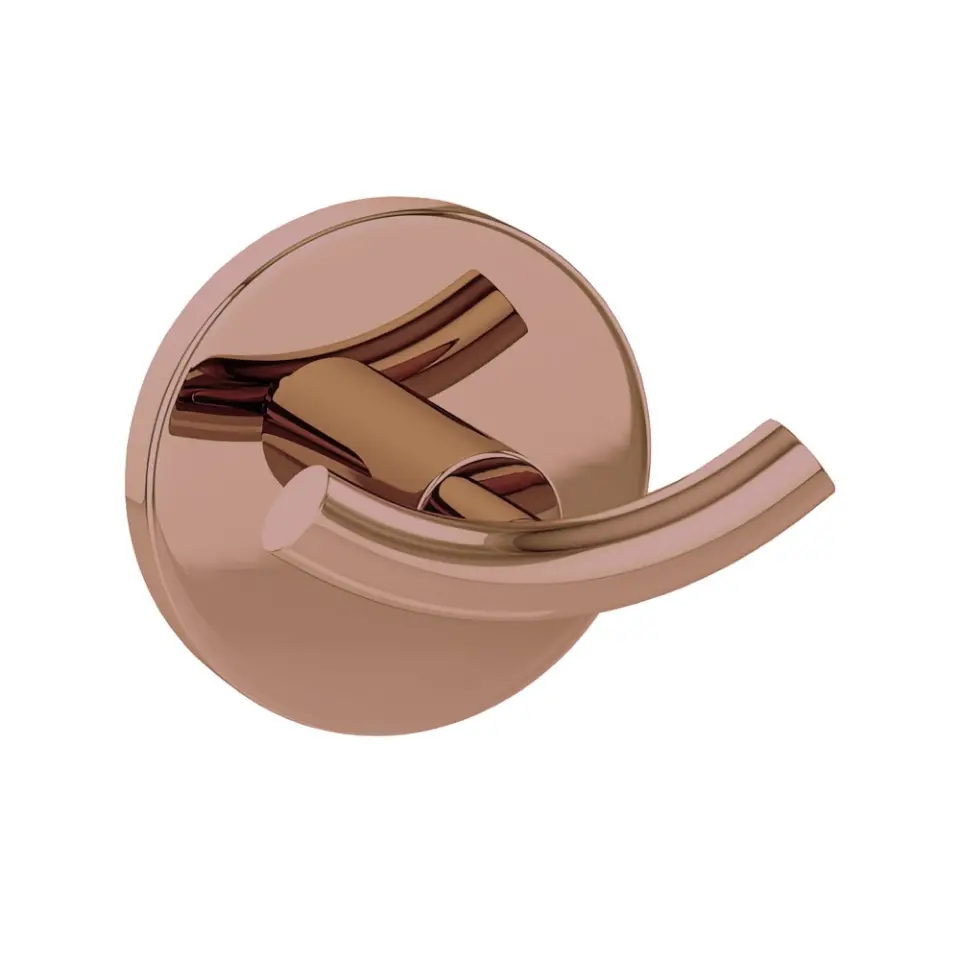 Jaquar Blush Gold PVD Continental Double Robe Hook Image 0